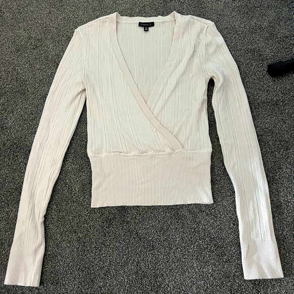 Long Sleeve Crossover Dynamite Top - Picture 1 of 3